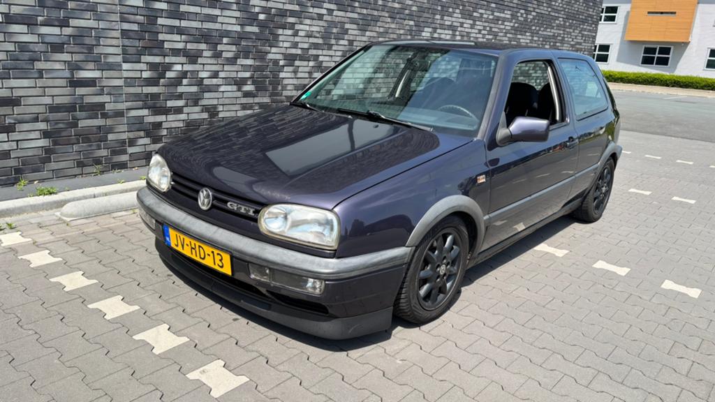 Volkswagen Golf GTI 2.0 8V (ADY) | NAP | Origineel NL | MK3, Stof, Zwart, 1200 kg, Handgeschakeld
