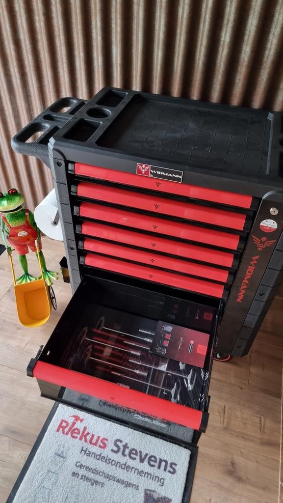 Widmann gereedschapwagen 7 laden vol gereedschap, Ophalen, Nieuw