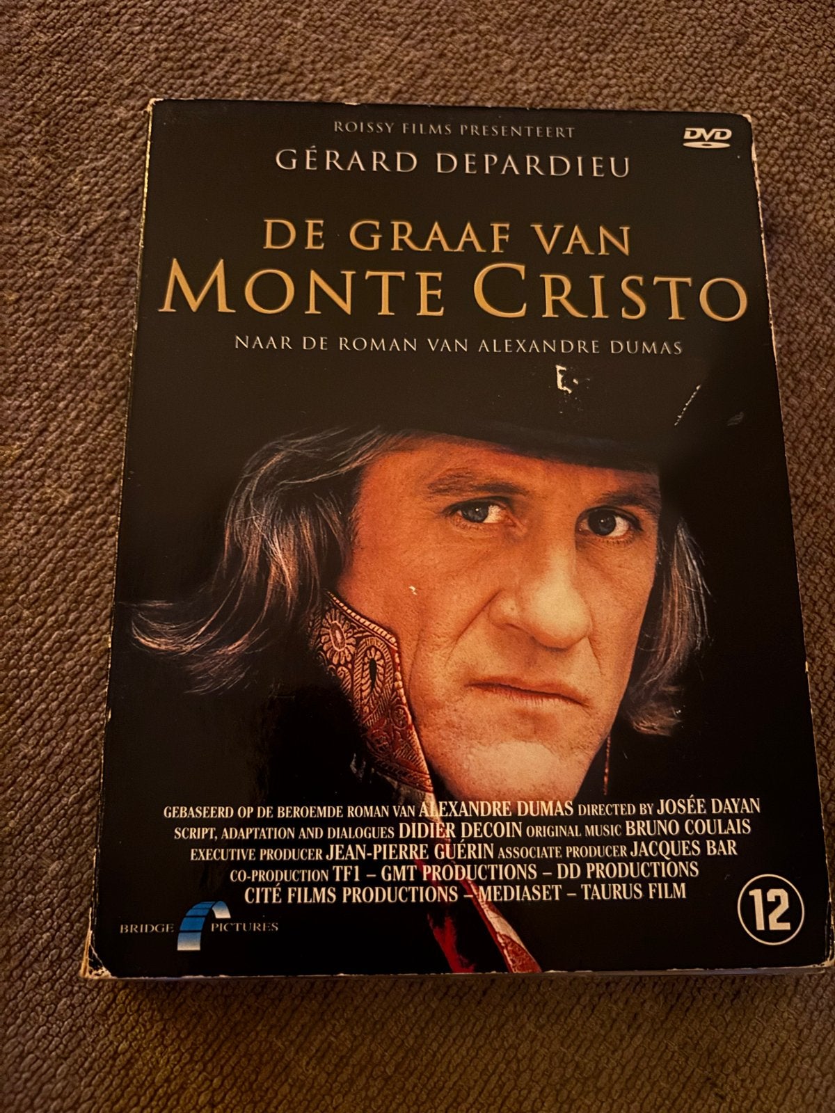 De Graaf van Monte Cristo - Gérard Depardieu (DVD), Gebruikt, Nederlands, Overige genres, Ophalen of Verzenden