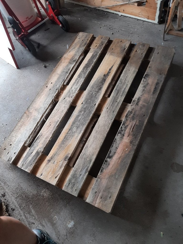 pallet, Ophalen, Gebruikt, Minder dan 25 mm, Minder dan 200 cm