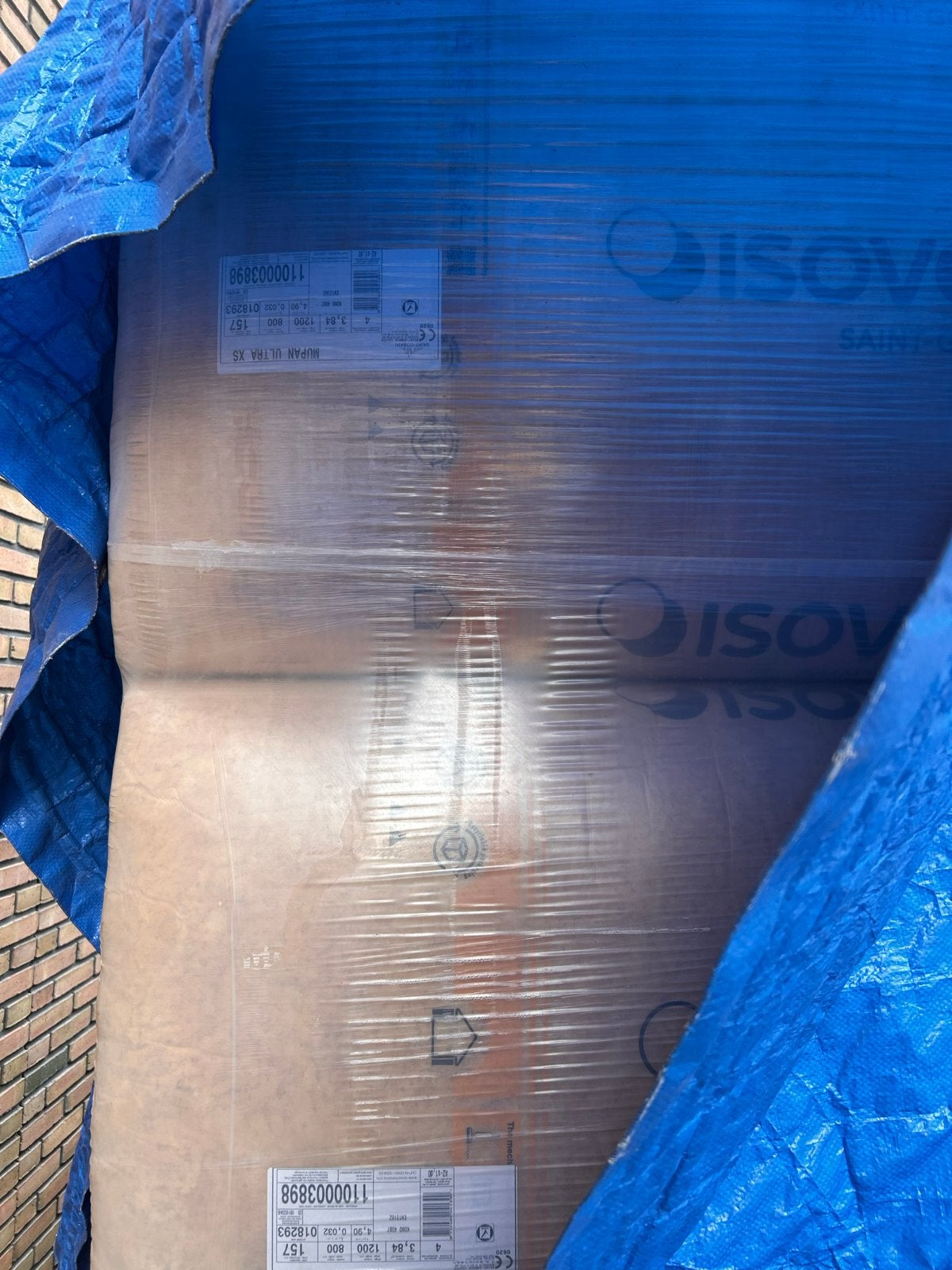 Isolatieplaten Glaswol ISOVER Mupan Ultra XS, Ophalen, 12 cm of meer, Nieuw, Minder dan 5 m²