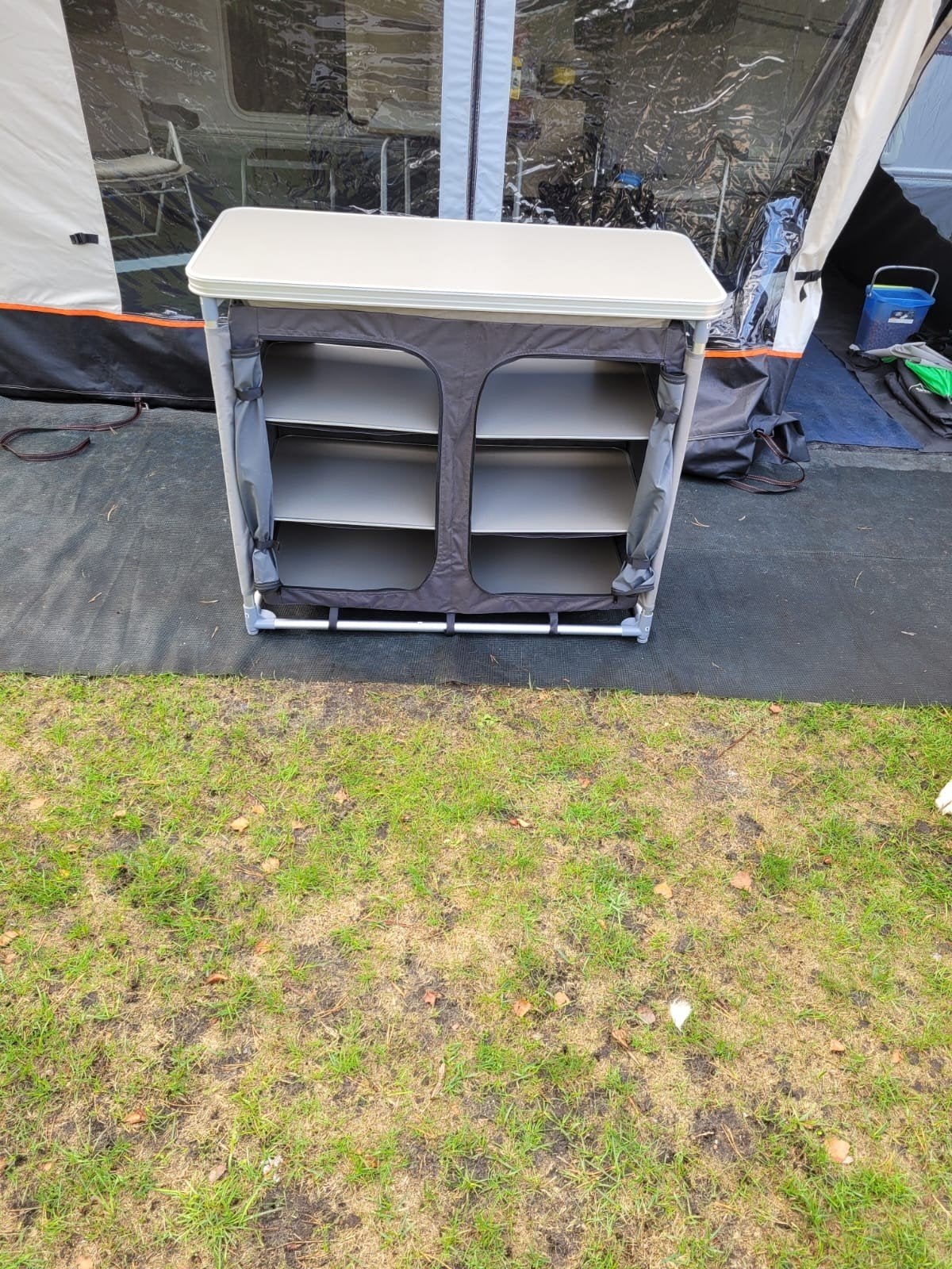 opvouwbaar kastje voor voortent, Ophalen, Zo goed als nieuw, Campingkast