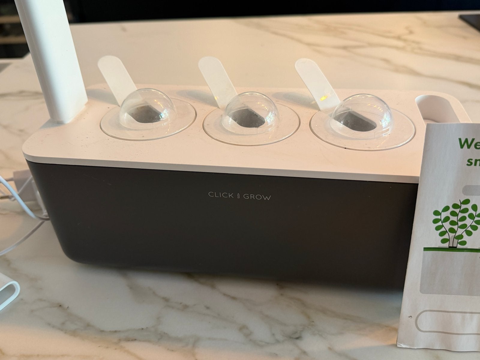 Click & Grow Smart Garden 3 - Slimme Binnen Tuin, Ophalen, Zo goed als nieuw, Kweekbak