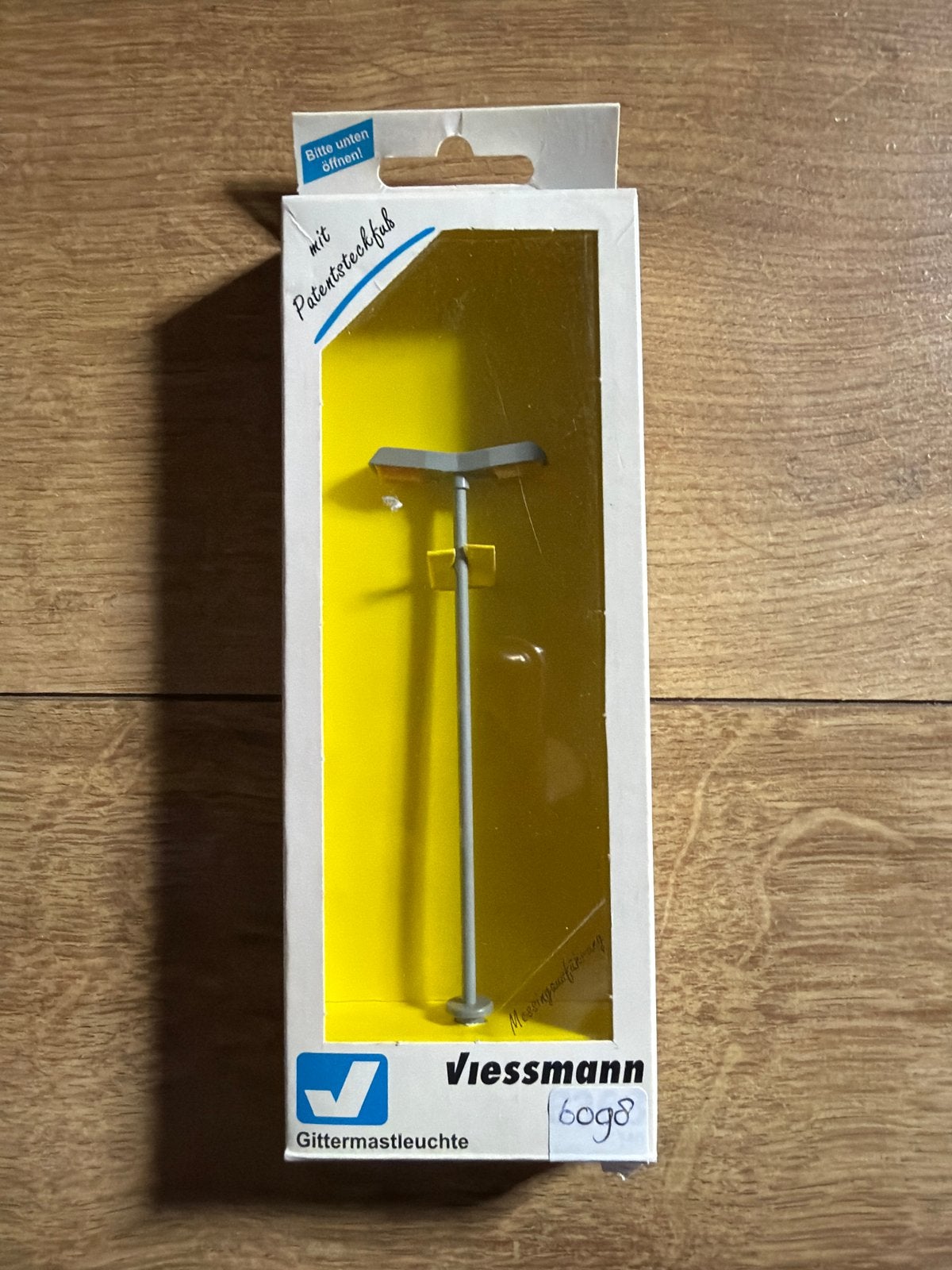 Viessmann H0 Moderne Dubbele Straatlantaarn 6098, Overige merken, Gelijkstroom of Wisselstroom, Overige typen, Nieuw