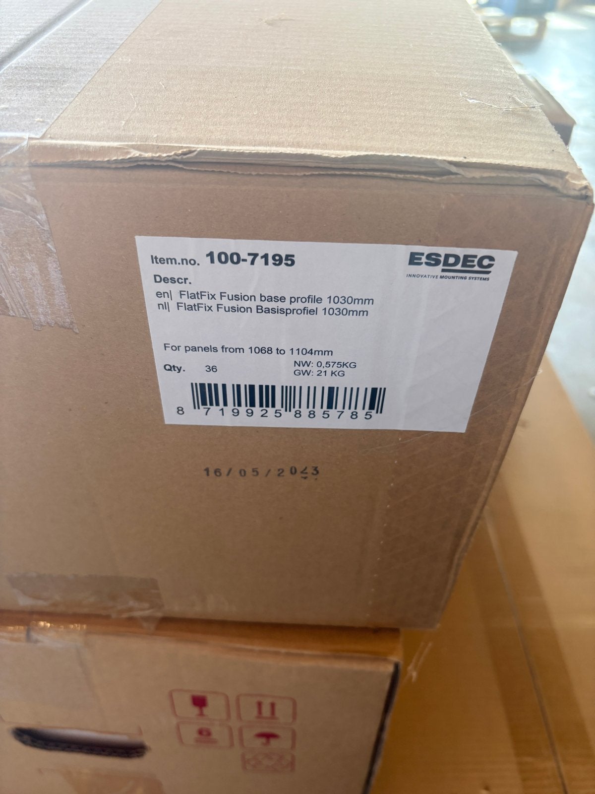 ESDEC FlatFix Fusion basisprofiel 1030mm - Nieuw, Ophalen of Verzenden, Nieuw, Overige typen