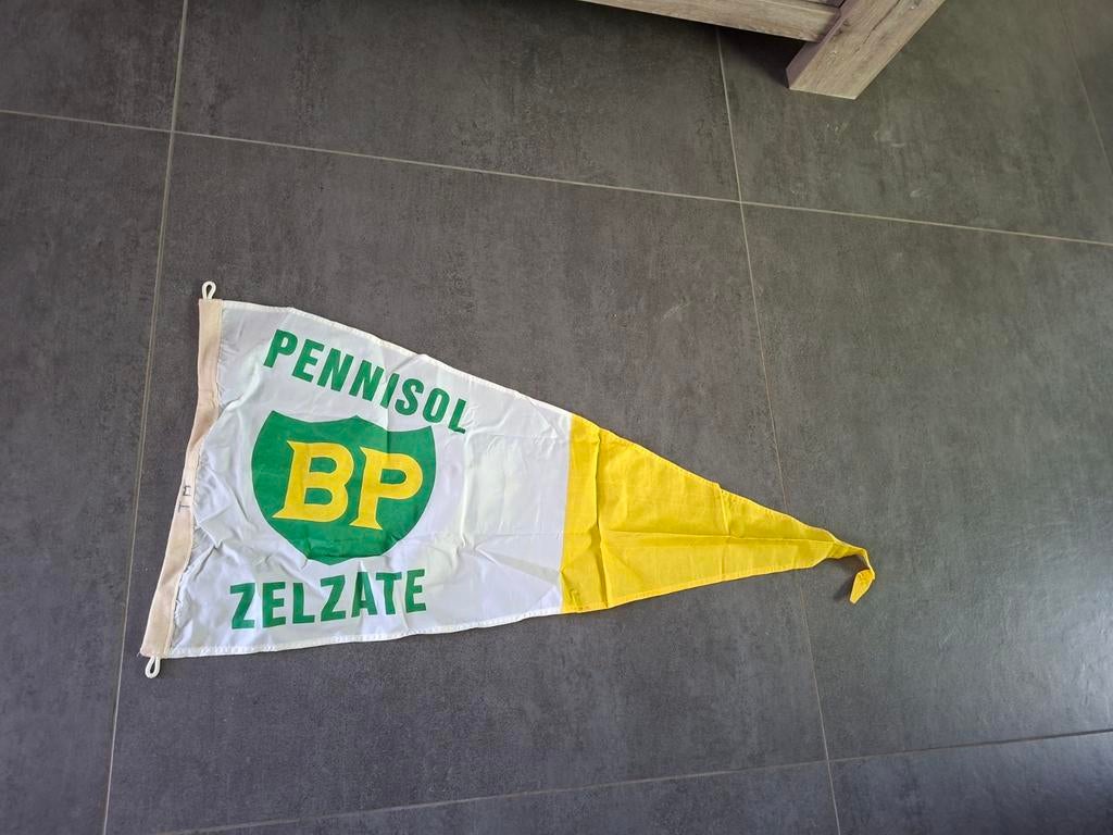 Bp pennisol zelzate vlag, Ophalen of Verzenden, Zo goed als nieuw, Reclamebord