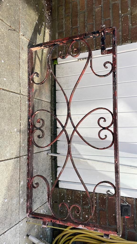 Mooi smeetwerk  tuinhek 60cm hoog, Tuin en Terras, Ophalen of Verzenden, Gebruikt