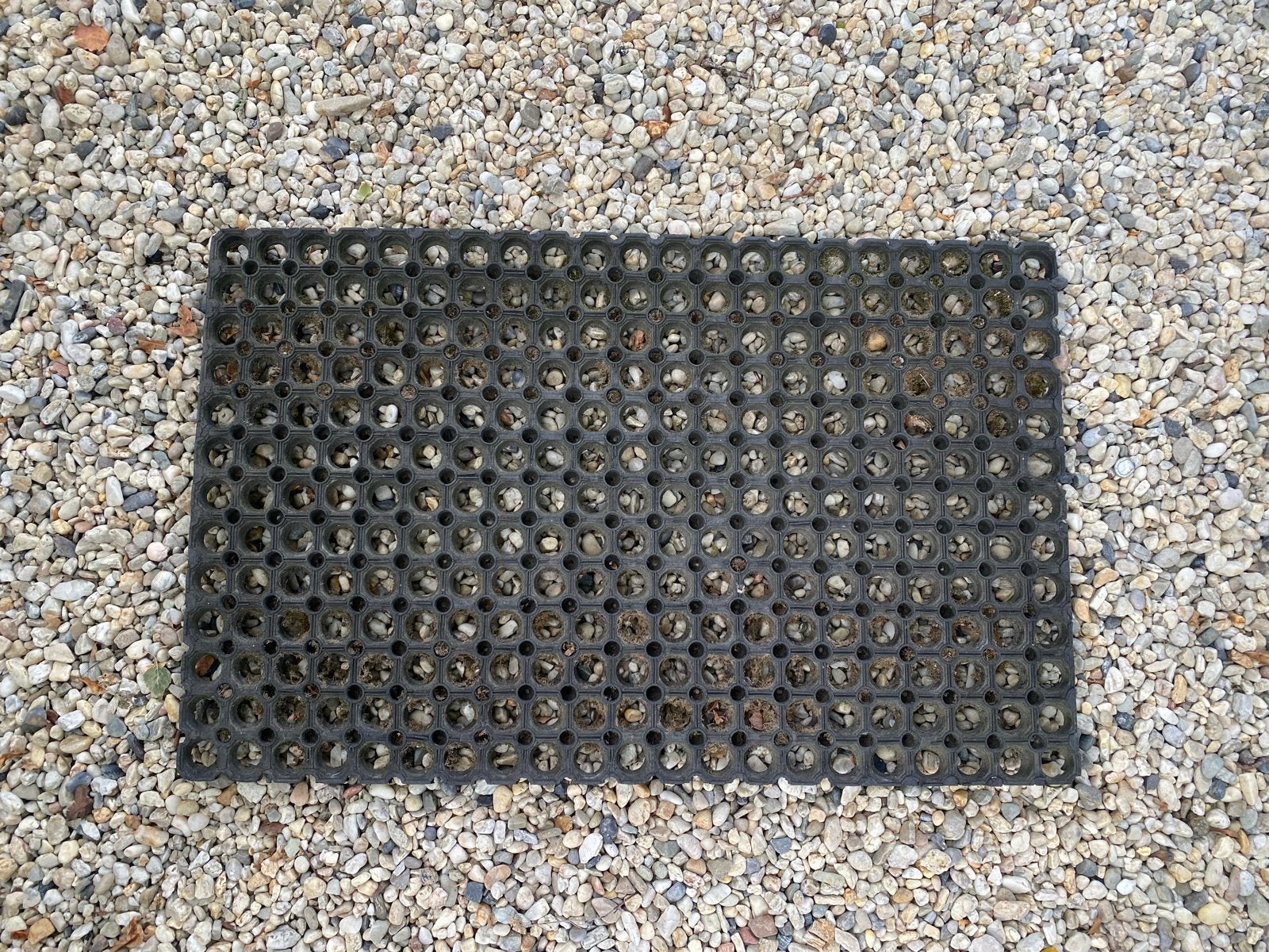 Rubberen deurmat voor binnen en buiten - gratis ophalen, Ophalen, Binnen, Gebruikt, Rubber