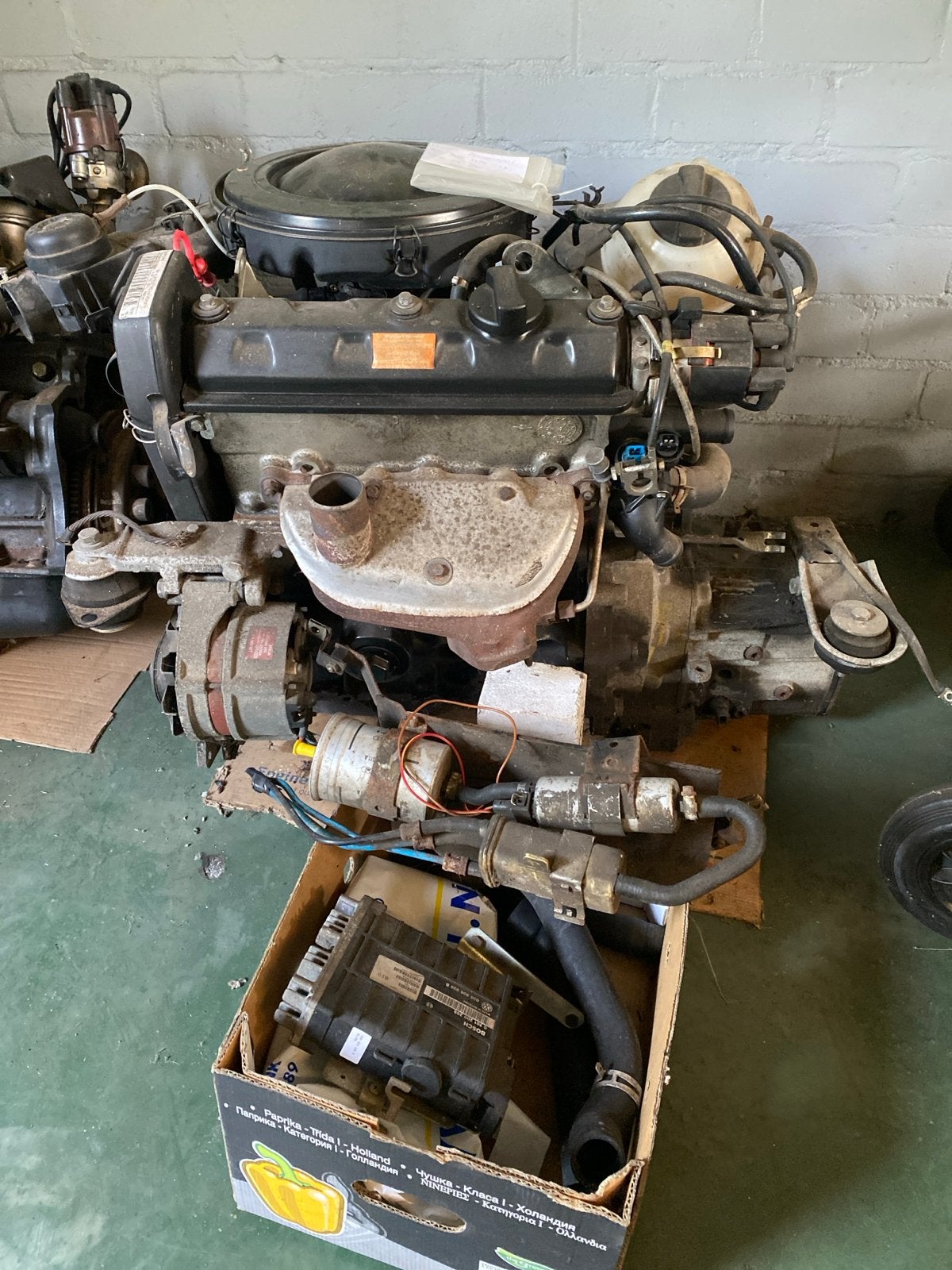 VW Polo Motorblok Monomotronic 1.3 54PK (vanaf 08-1991), Ophalen, Gebruikt, Volkswagen