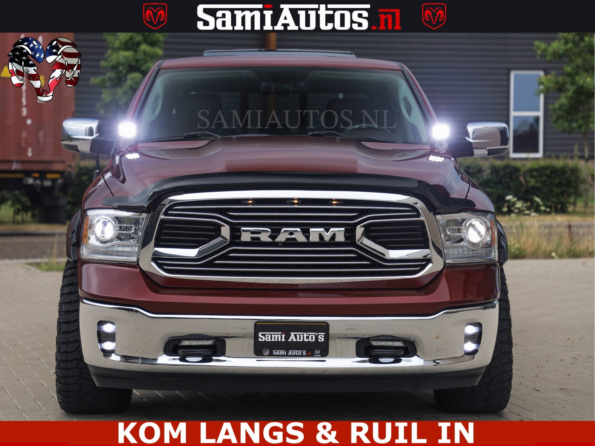 Dodge Ram 1500 HULK | 5.7 V8 | MARGE BTW VRIJ | LUCHTVERING, Auto's, Automaat, Gebruikt, 5654 cc, Met garantie (alle)