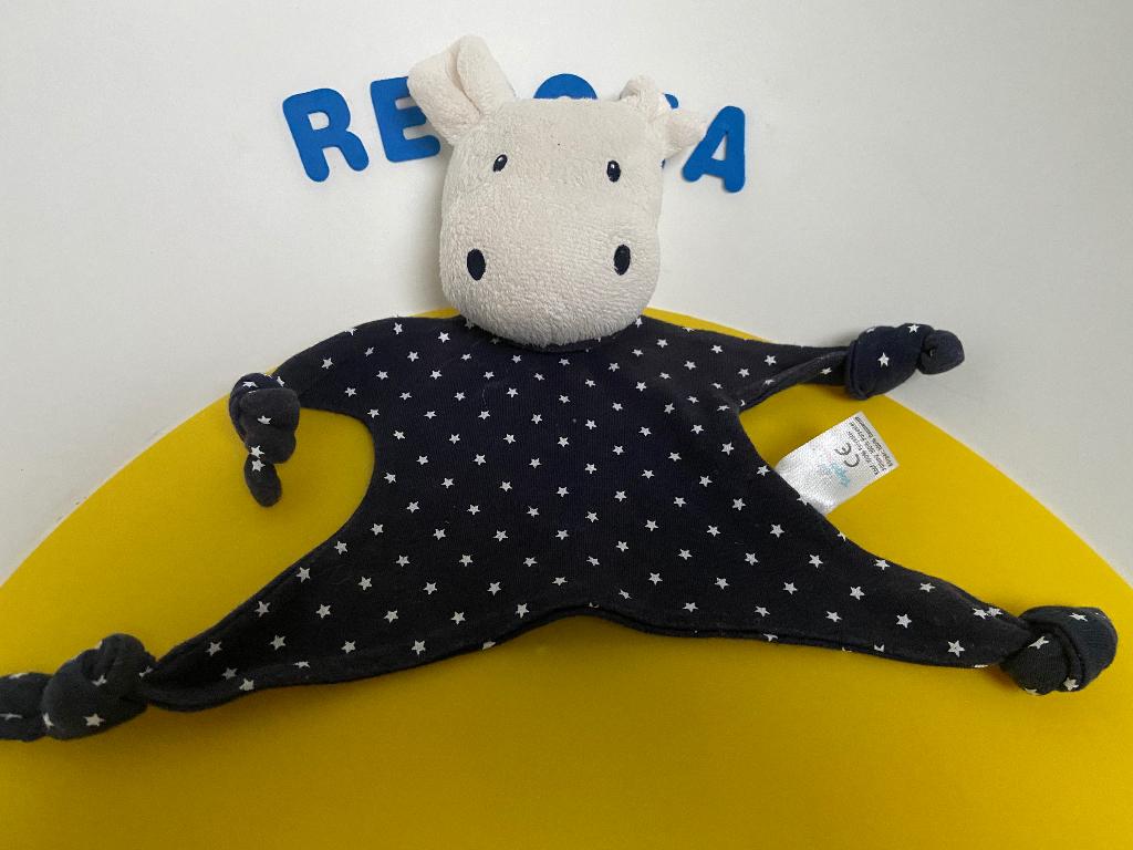 576 topolino topomini nijlpaard blauw met sterren, Kinderen en Baby's, Speelgoed | Knuffels en Pluche, Ophalen of Verzenden, Overige typen