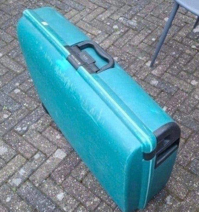 Carlton koffer met cijferslot en vakken, Gebruikt, Hard kunststof, Slot, Ophalen of Verzenden