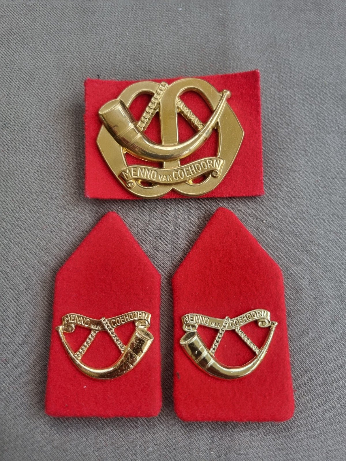 setje Menno van Coehoorn (natosluiting), Ophalen of Verzenden, Landmacht, Nederland, Embleem of Badge