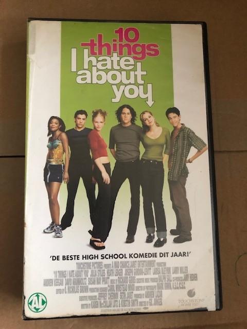 10 Things I Hate About You Ex-rental VHS videoband, Alle leeftijden, Ophalen of Verzenden, Gebruikt, Komedie
