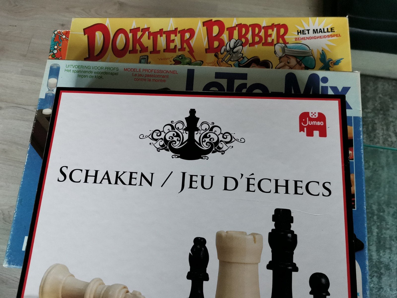 Dokter Bibber, Loto Mix en Schaken bordspellen, Hobby en Vrije tijd, Gezelschapsspellen | Bordspellen, Een of twee spelers, Ophalen of Verzenden