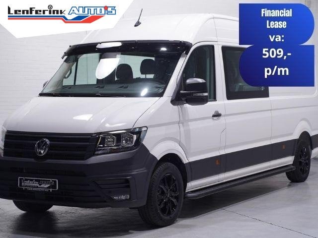 Volkswagen Crafter 2.0 TDI 140 pk L4H3 Dubbel Cabine 6p Airc, Auto's, Bestelauto's, Voorwielaandrijving, Stof, Gebruikt, 4 cilinders