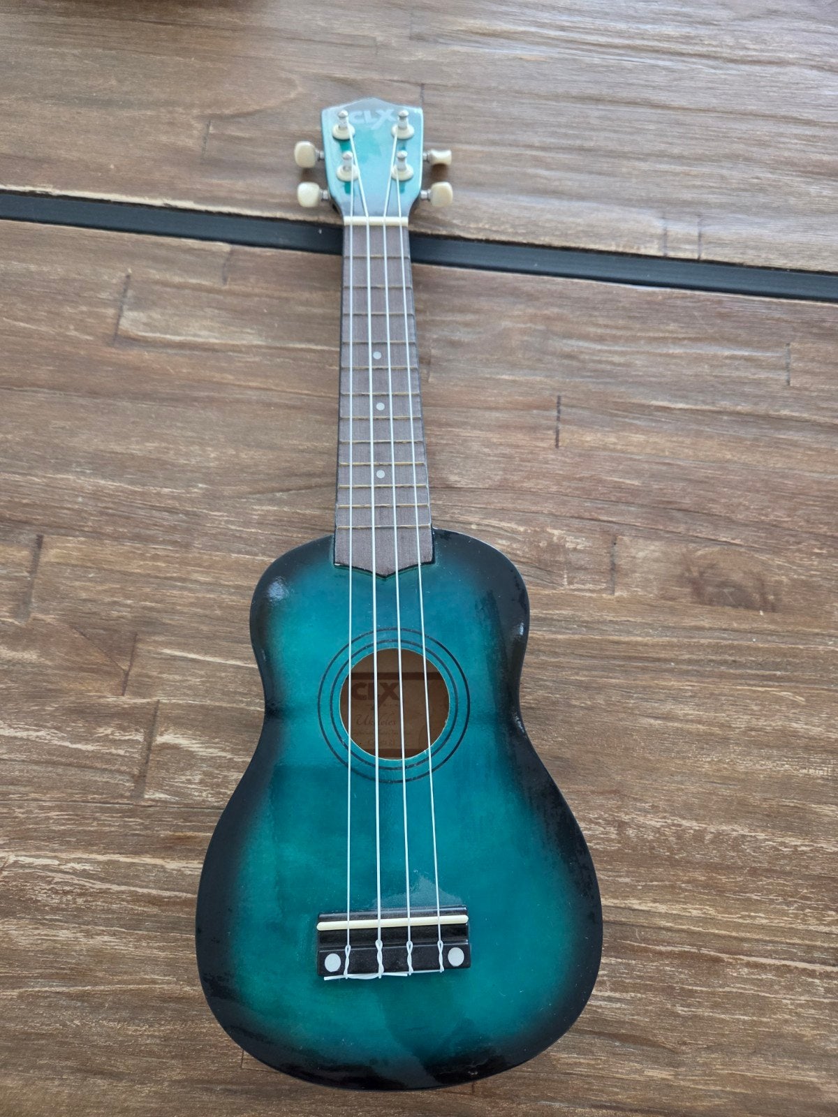 CLX Music Ukelele - Blauw/Zwart, Ophalen of Verzenden, Gebruikt, Ukelele