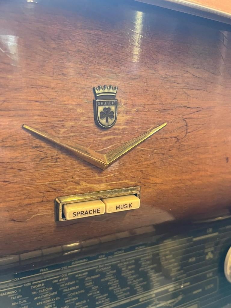 Oude Grundig Radio, Overige merken, Gebruikt, BarrelAtelier, Ophalen of Verzenden