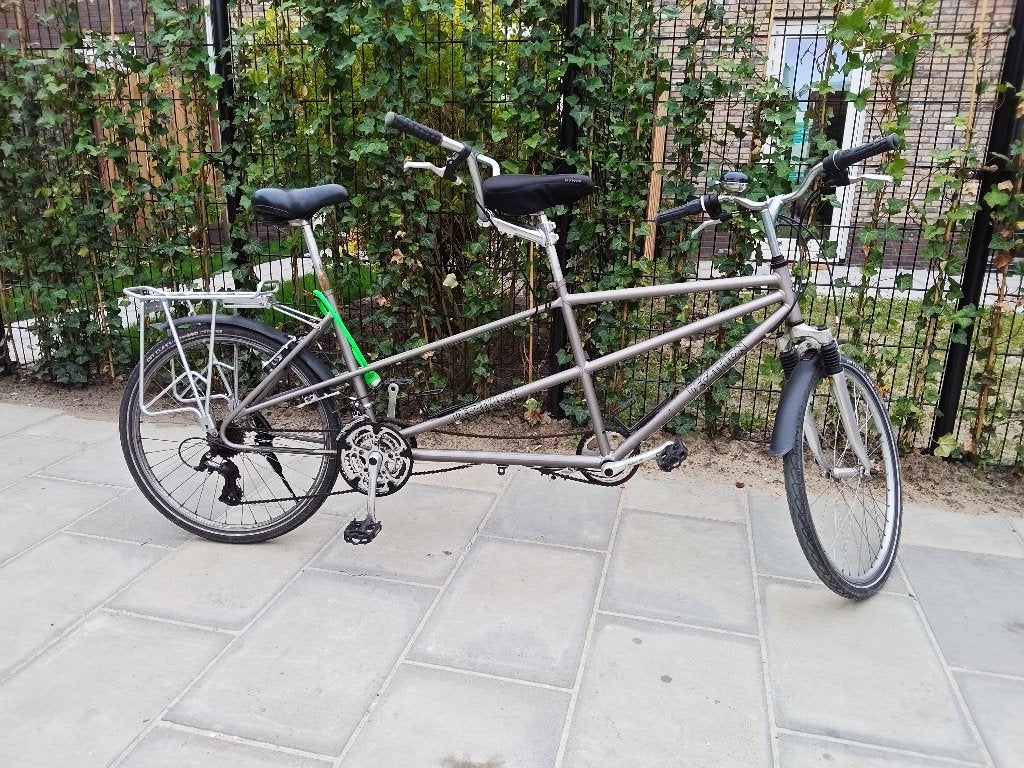 Tandem fiets Decathlon, Fietsen en Brommers, Fietsen | Tandems, Ophalen, Minder dan 10 versnellingen, Gebruikt, Minder dan 49 cm