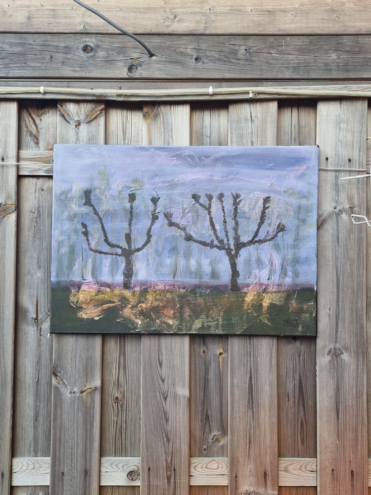 Bikkel Artist Origineel Schilderij 50x70 cm Kunstwerk, Ophalen of Verzenden