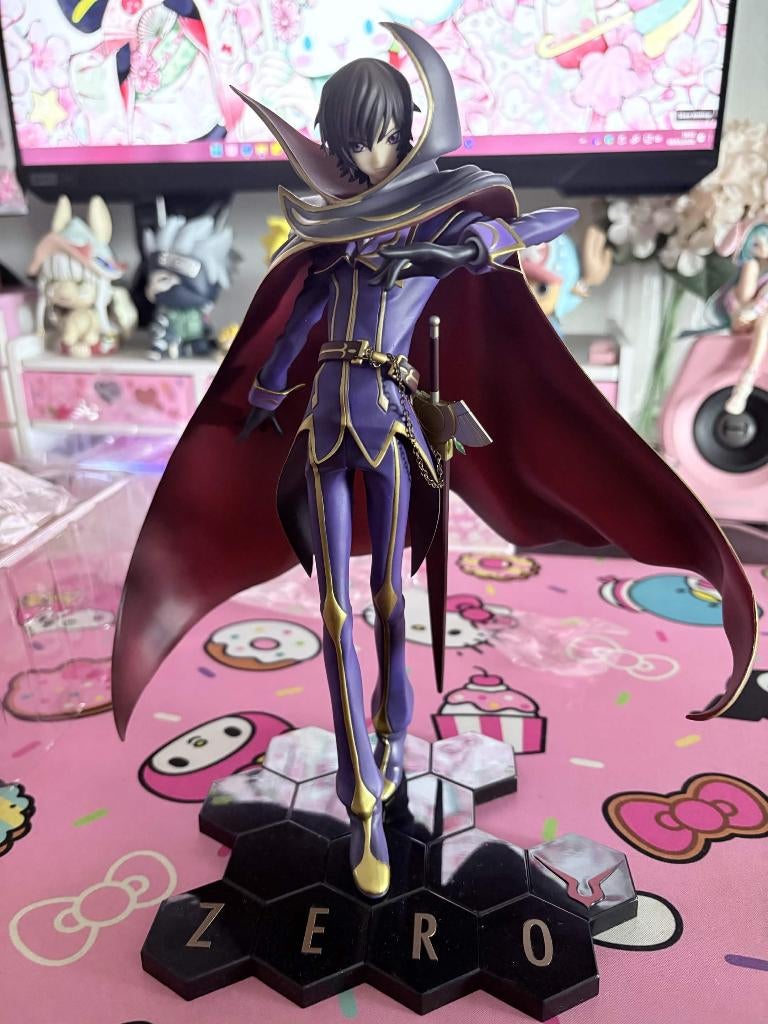 Code Geass - Lelouch Lamperouge - Zero - G.E.M. - 1/8, Ophalen of Verzenden, Gebruikt