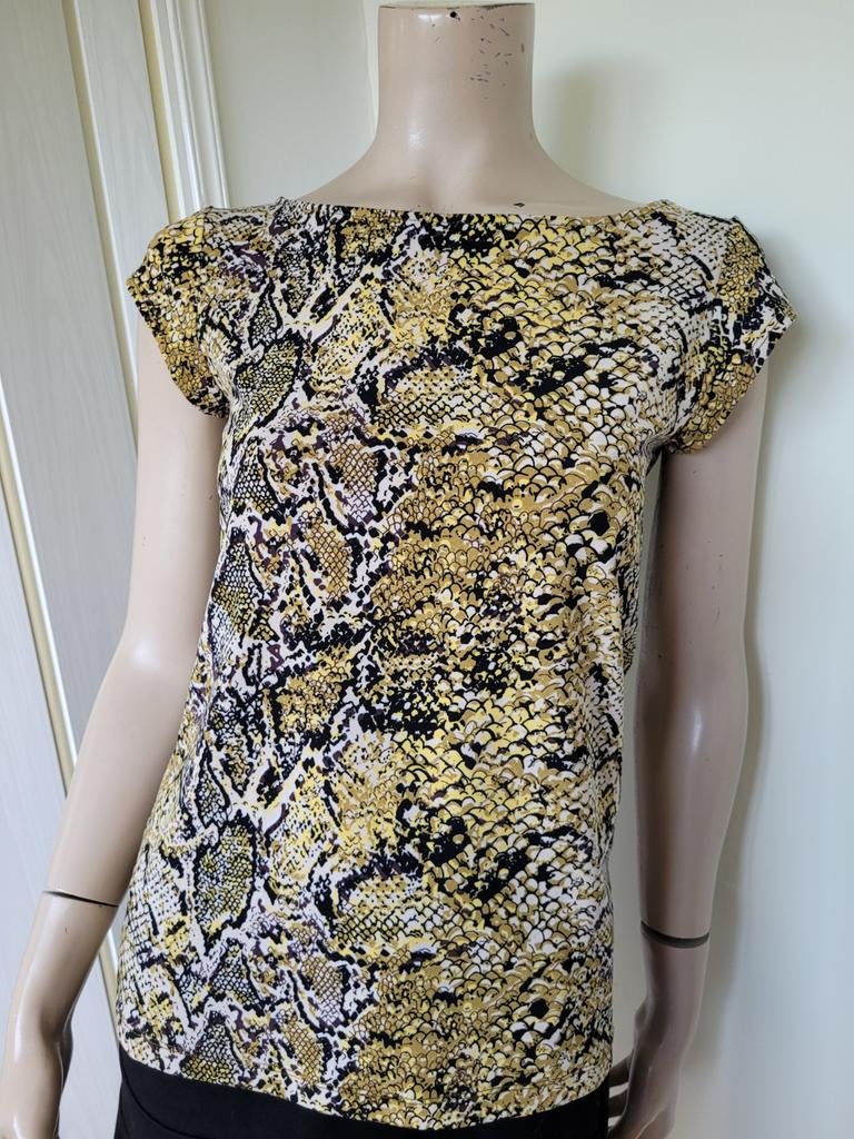Vanilia shirt maat 36/38 stretch, Kleding | Dames, Vanilia, Geel, Ophalen of Verzenden, Zo goed als nieuw
