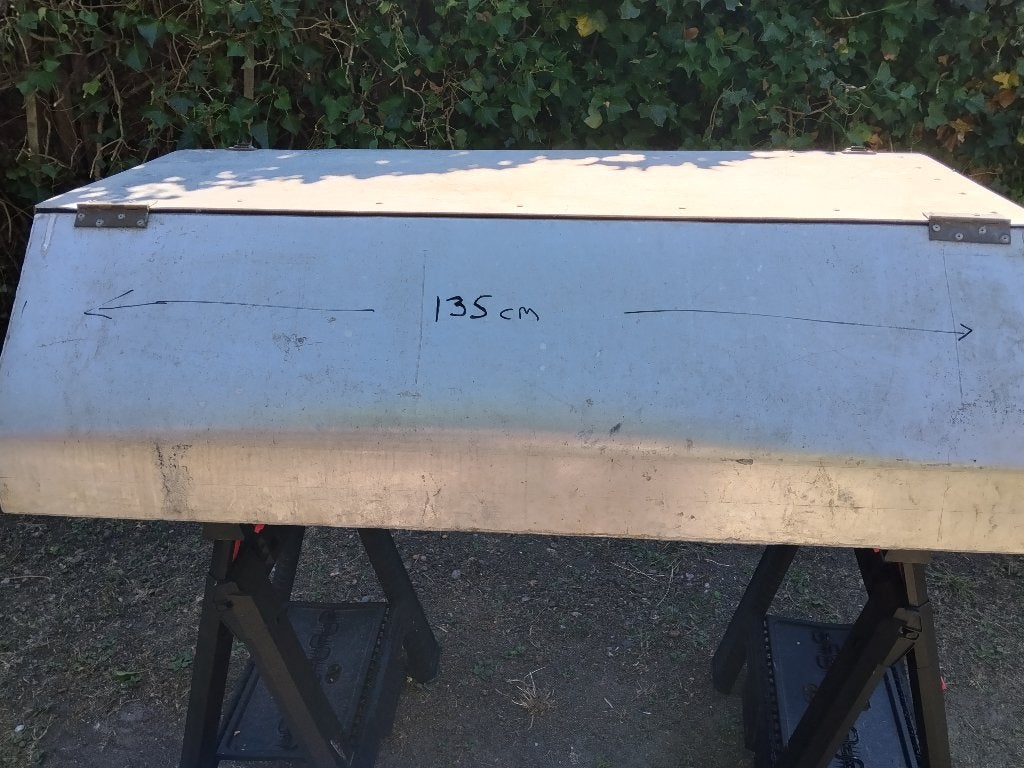 Aluminum storage  box, Ophalen, Gebruikt