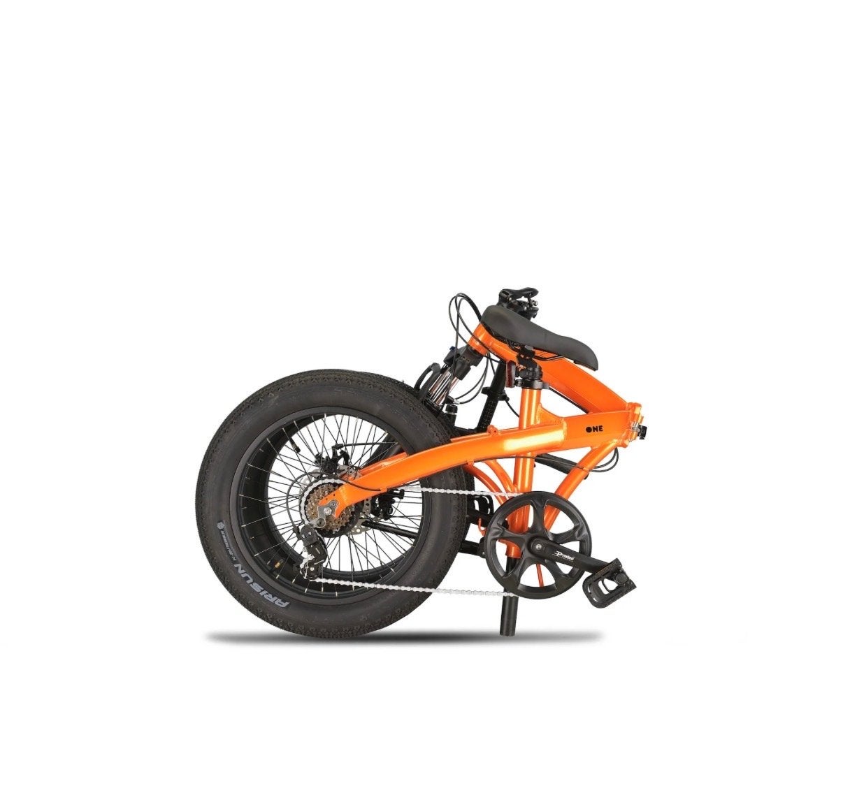 Pacto stoere vouwfiets- Oranje, Zo goed als nieuw, 20 inch of meer, Versnellingen, Zo goed als nieuw, Totaal opvouwbaar