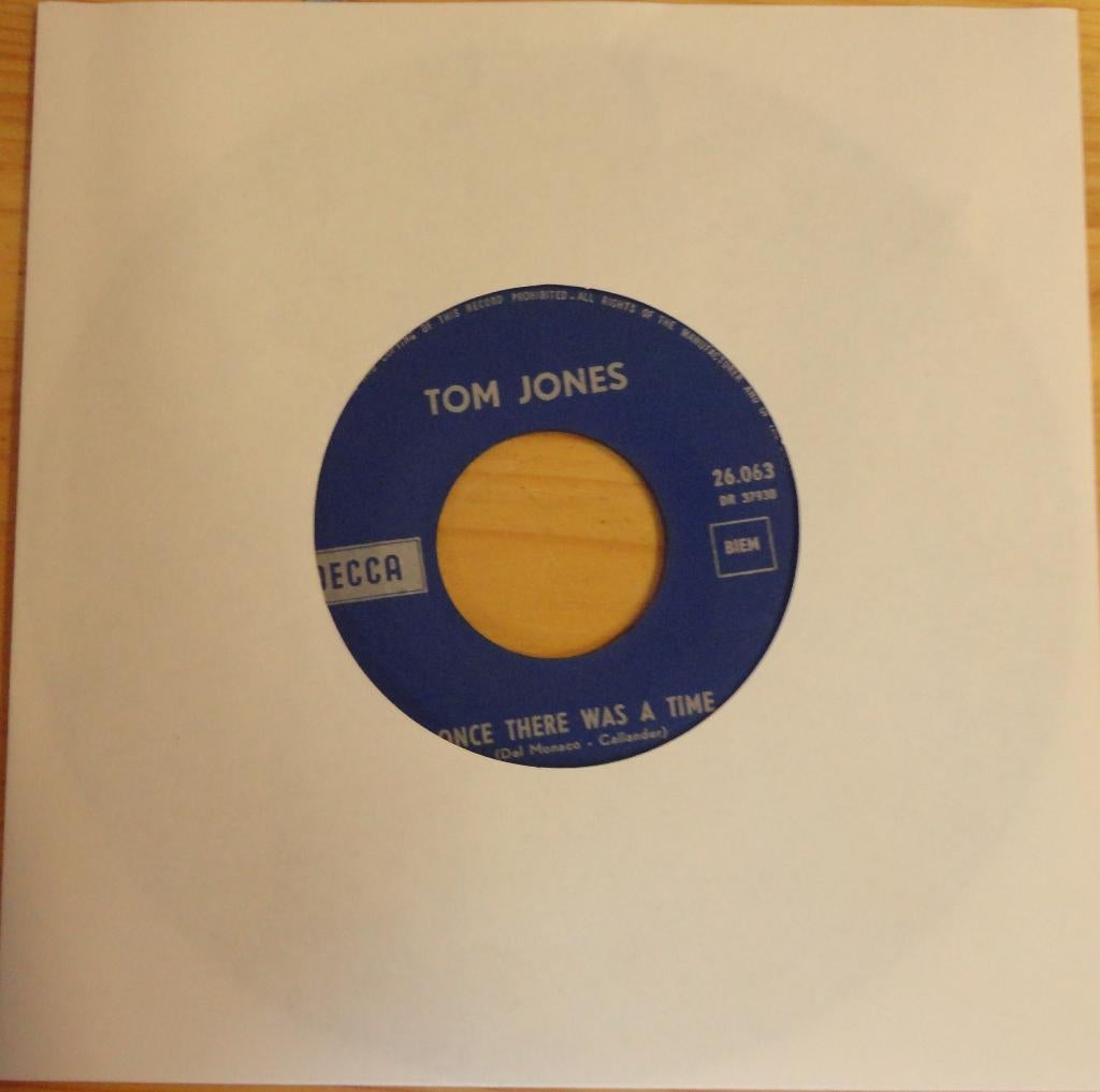 Tom Jones > Once there was a time, Cd's en Dvd's, Vinyl Singles, Gebruikt, 7 inch, Single, Ophalen of Verzenden