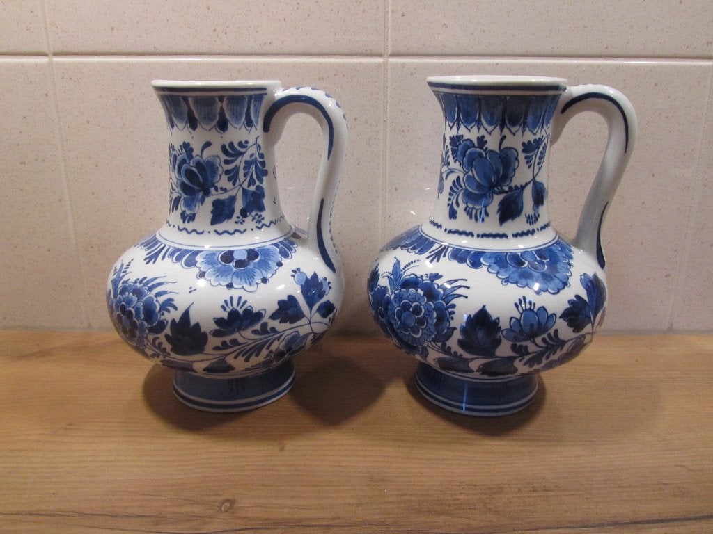 Porceleyne Fles schenkkan met hengsel, Antiek en Kunst, Ophalen of Verzenden