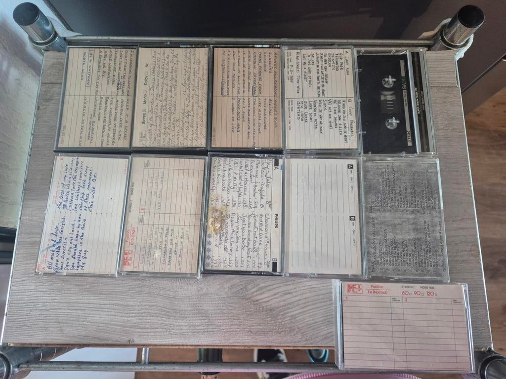 11 cassette bandjes, Ophalen of Verzenden, Overige genres, 2 t/m 25 bandjes, Voorbespeeld