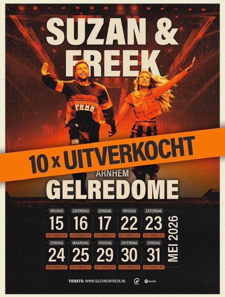 Vijf kaarten Suzan & Freek Pinkstermiddag!, Drie personen of meer