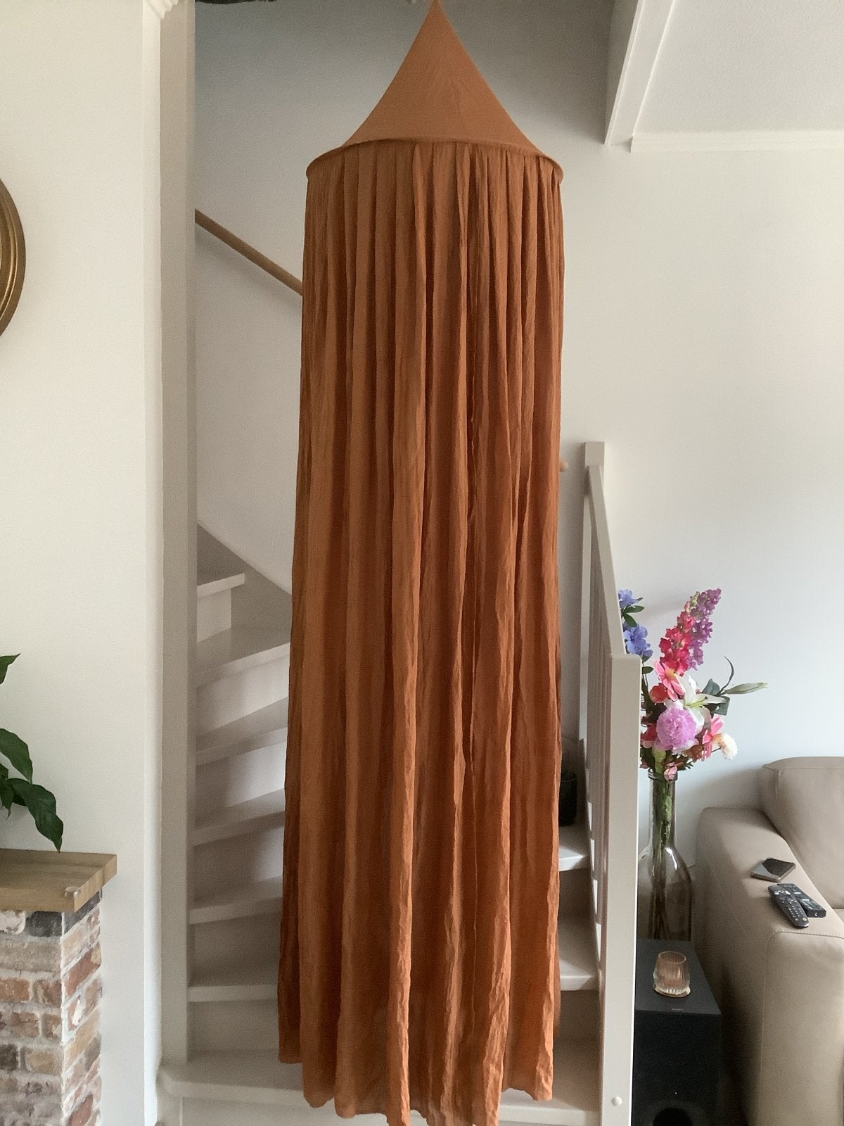 Klamboe van Jollein in terra kleur (caramel), Oranje, Wasbaar, Jollein, Ophalen of Verzenden