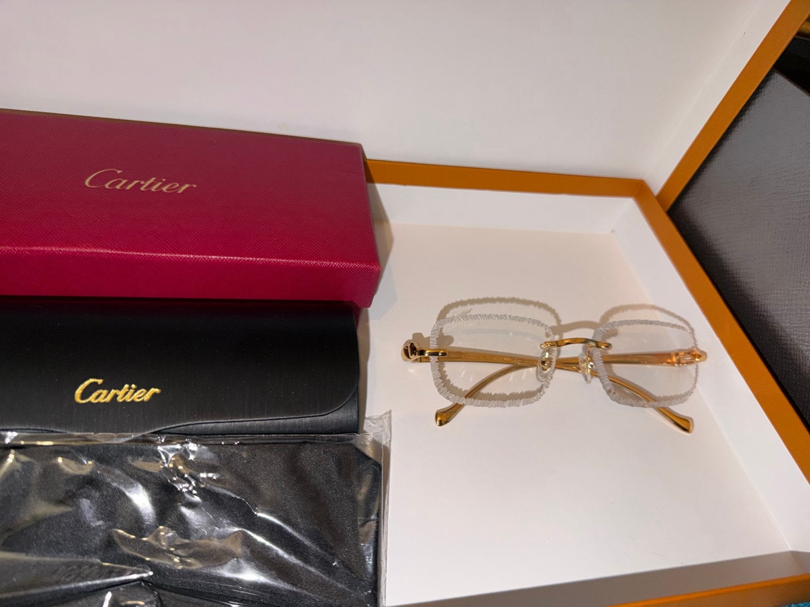 Cartier bril met fotochromische glazen, Ophalen of Verzenden, Zo goed als nieuw, Bril, Overige merken