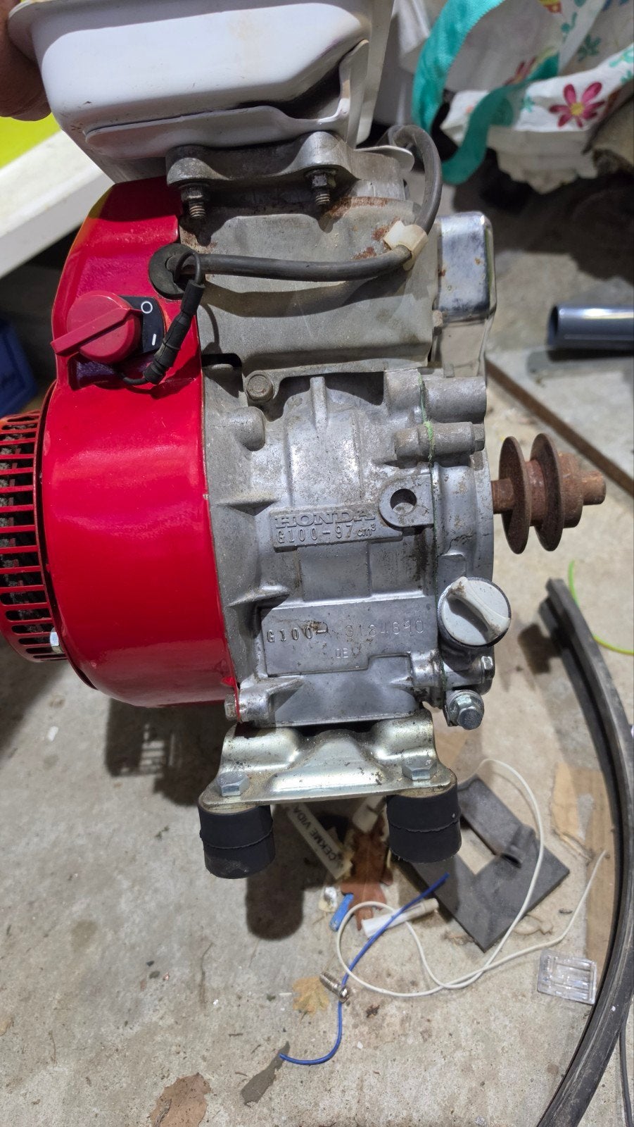 Honda G100 2.5 PK Benzinemotor, Ophalen of Verzenden, Zo goed als nieuw, Benzinemotor, 1800 rpm of meer