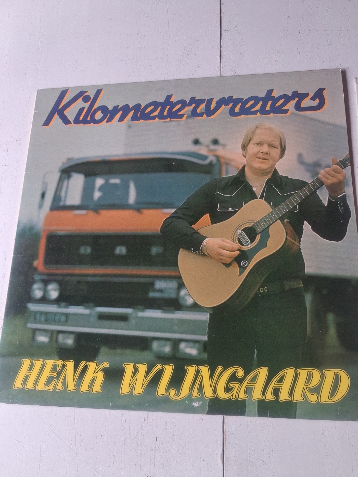 Lp Henk Wijngaard Kilometer veters 1979., Ophalen of Verzenden, Zo goed als nieuw, 12 inch, Levenslied of Smartlap