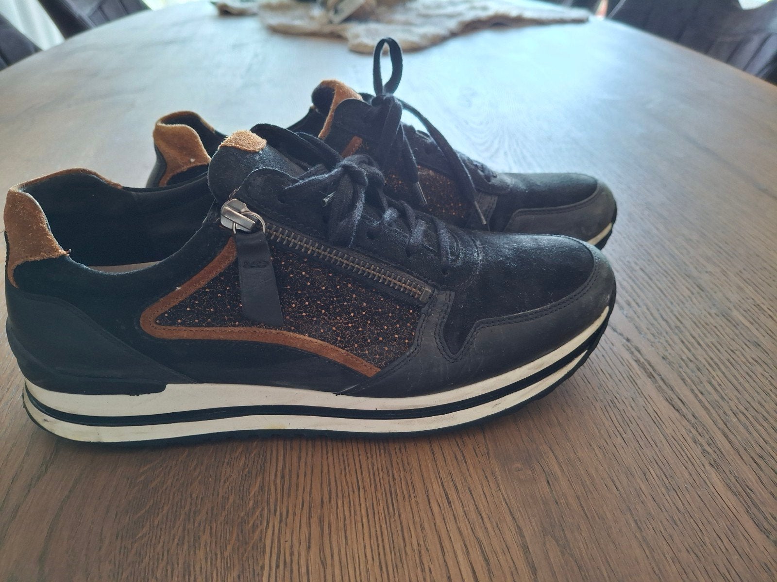 Sneakers zwart maat 7 H Gabor, Zwart, Gabor, Ophalen of Verzenden, Sneakers of Gympen