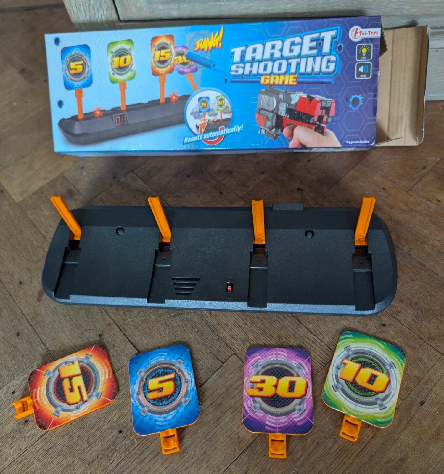 Elektrisch Nerf Target Schietspel nieuw met Automatische Res, Ophalen of Verzenden, Zo goed als nieuw, Jongen of Meisje