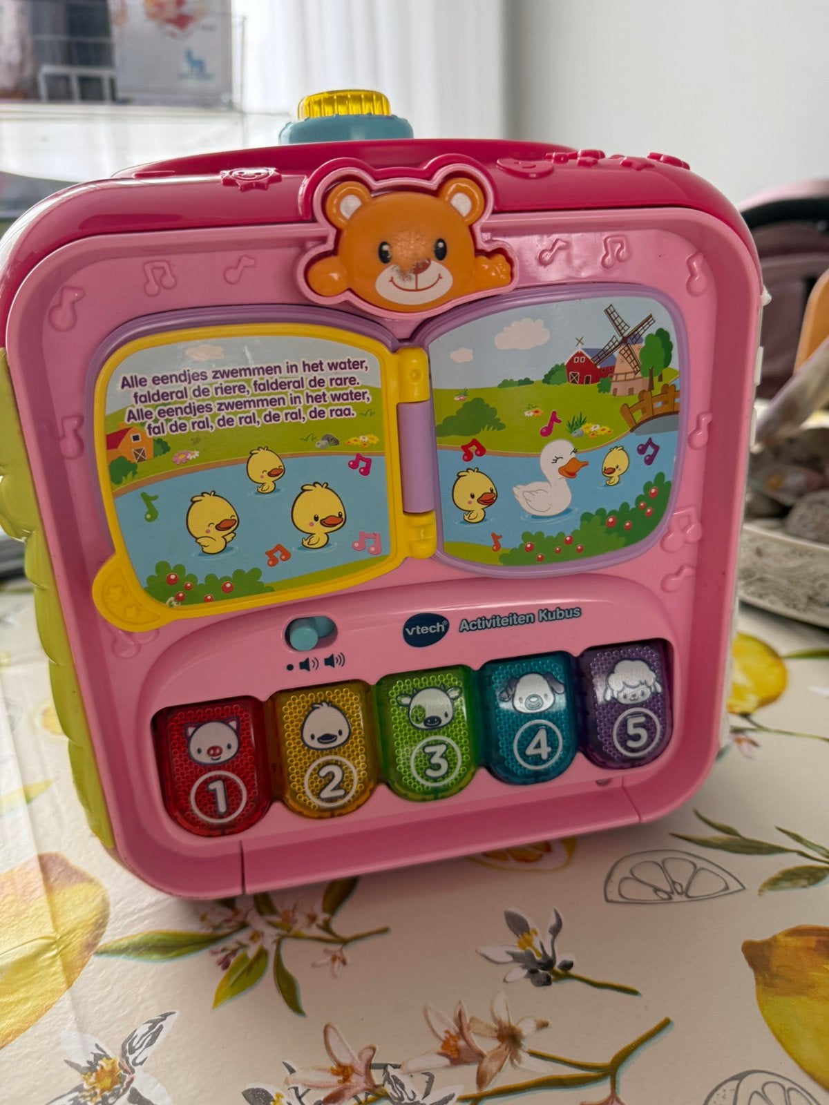 Vtech kubus, Kinderen en Baby's, Ophalen, Zo goed als nieuw, 6 maanden tot 2 jaar