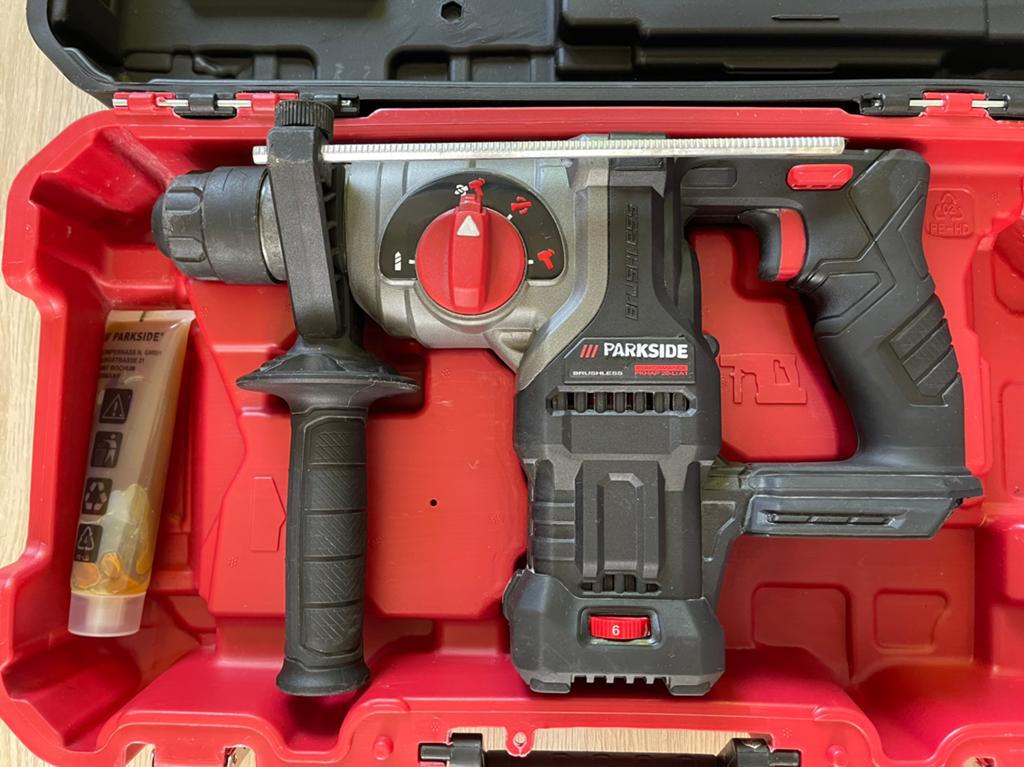 Parkside Performance Accu Boorhamer 20v exclusief accu, Ophalen of Verzenden, Gebruikt, Boor- en/of Breekhamer