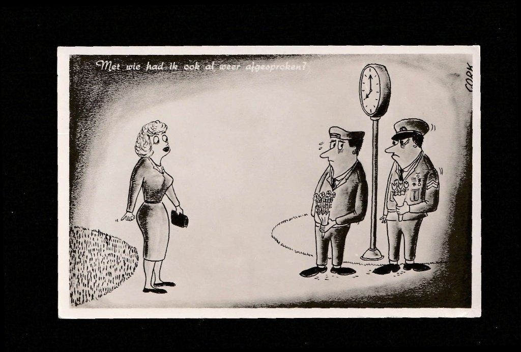 Cor Hoekstra Militair Y20, Verzamelen, Ansichtkaarten | Themakaarten, Ophalen of Verzenden, 1940 tot 1960, Gelopen, Overige thema's