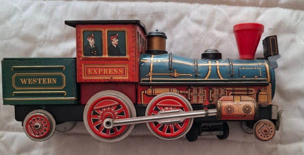 Vintage blikken Speelgoedtrein, Ophalen of Verzenden