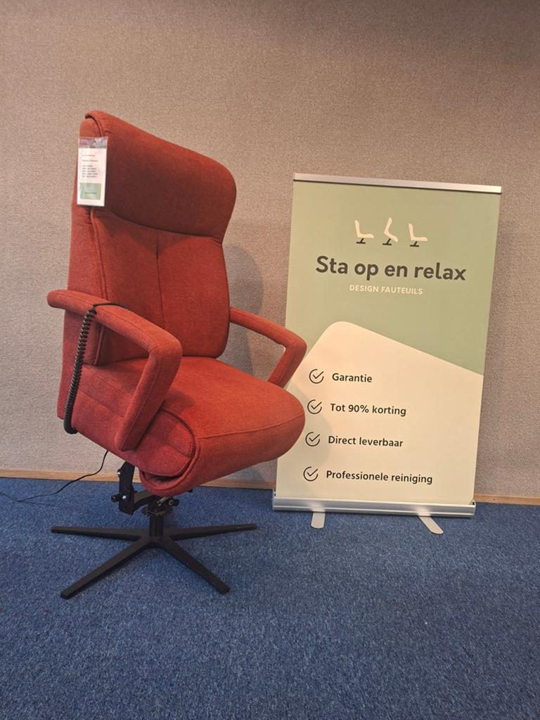 Sta op relax fauteuil Prominent Stockholm Zo goed als nieuw!, Minder dan 75 cm, Hoofdstraat 60 Schijndel, Ophalen of Verzenden