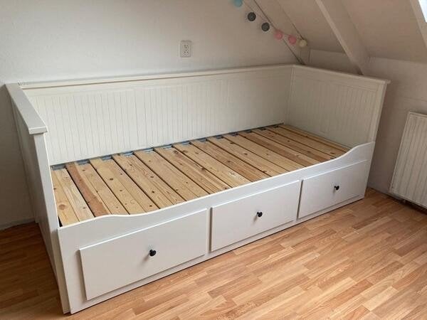 IKEA Hemnes Bedbank met 3 lades, Ophalen, Zo goed als nieuw