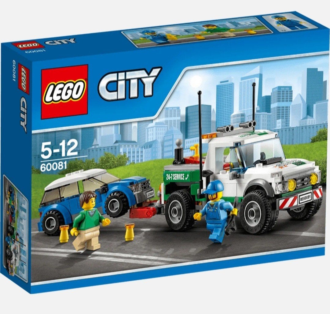 Lego city 60081 pick-up sleepwagen, Ophalen of Verzenden