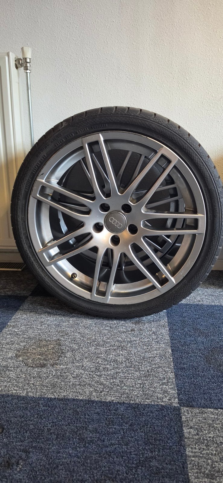 Audi 19 inch velgen met zomerbanden, Auto-onderdelen, Banden en Velgen, 19 inch, Gebruikt, Banden en Velgen, Ophalen of Verzenden