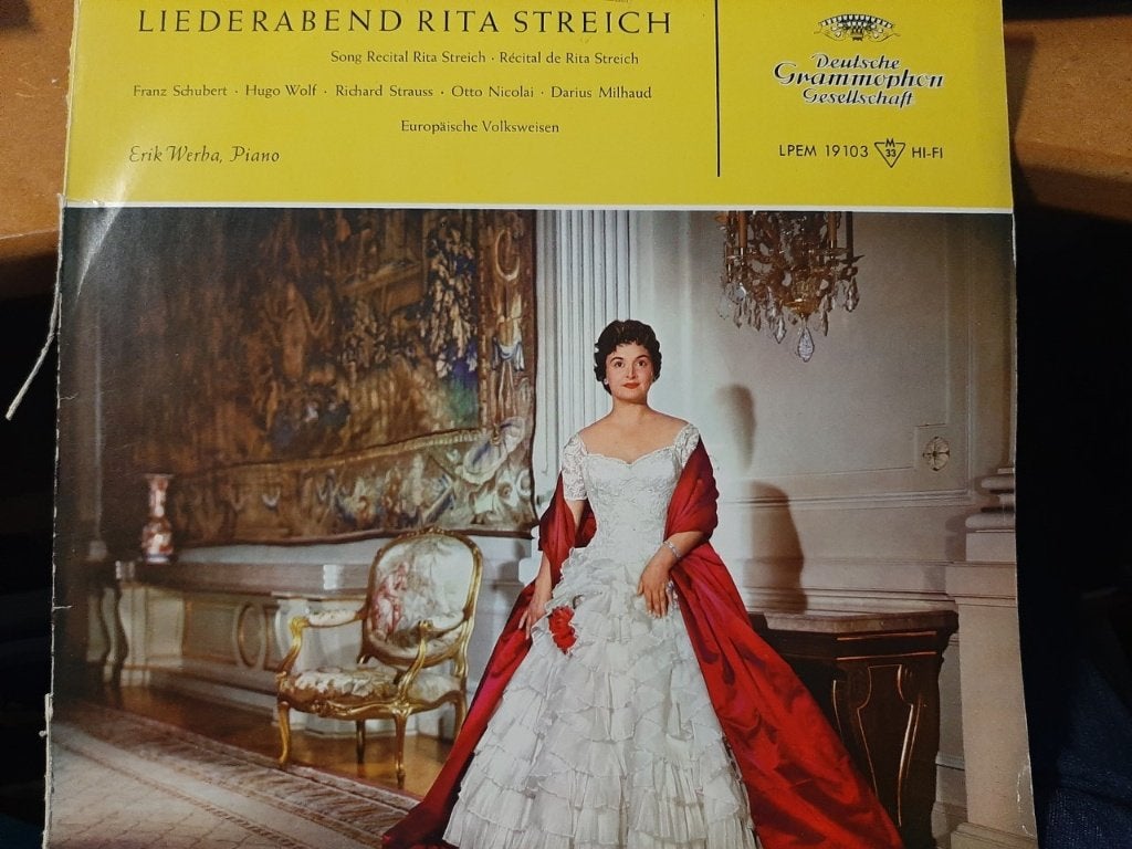 Liederabend Rita Streich- Schubert, Wolf ea MONO 1957, Ophalen, Gebruikt, Overige formaten, Classicisme