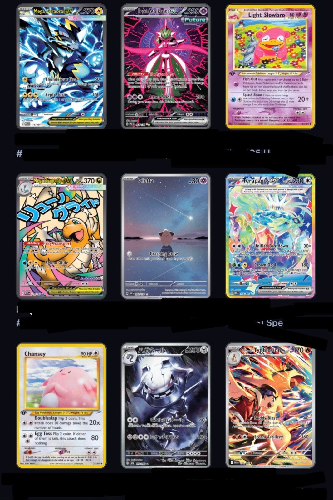 Zeldzame Pokémon kaarten collectie, Ophalen, Zo goed als nieuw, Meerdere kaarten