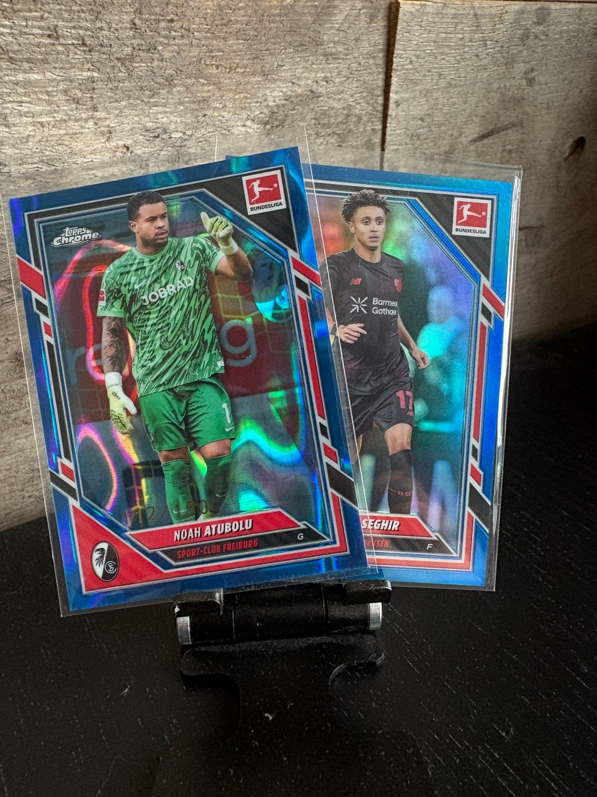 Topps Chrome Bundesliga  - Atubolu & Seghir 2x /150, Verzenden, Zo goed als nieuw, Buitenlandse clubs, Spelerskaart