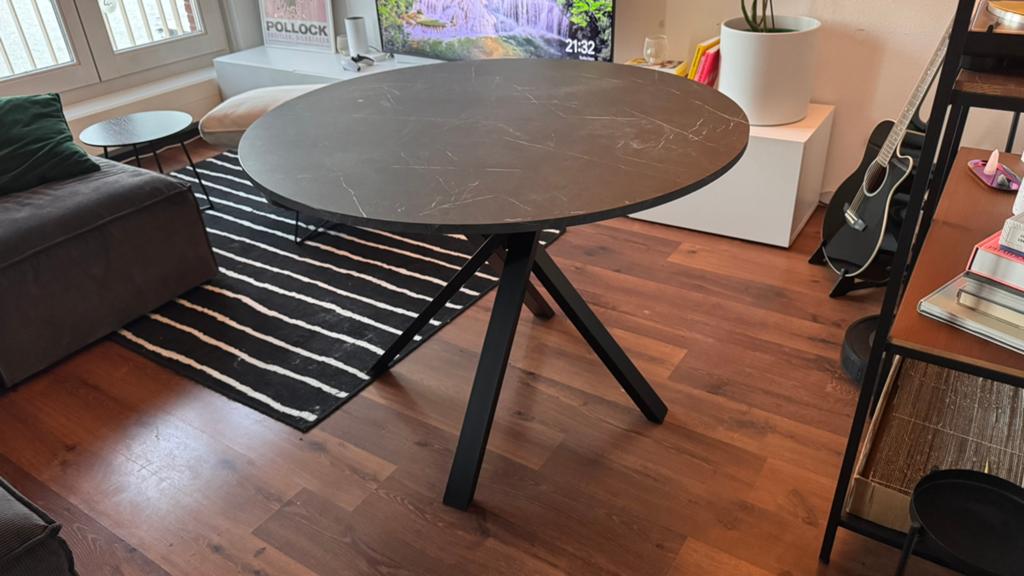 Ikea Round Dining Table, Ophalen, Zo goed als nieuw, Rechthoekig, 50 tot 100 cm